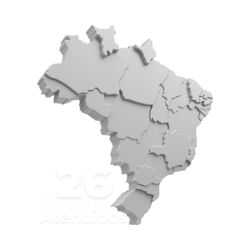 Mapa da cobertura nacional da Fortis Shield Holding no Brasil
